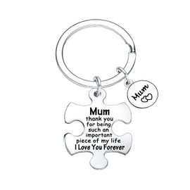 Nfyxcaz Mum Keychain To My Mummy Gifts Mum Gifts for Christmas Birthday Mother's Day Gifts from Daughter Son Gifts for Mum (Mum Keyring)