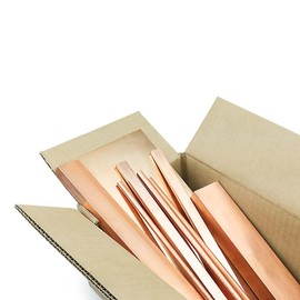Copper Protobox 5 lb - Assorted Shapes – Pure Copper Sheets, Rods, Plates, Stock Tube, Pellets for Crafts, Jewelry, and Scrap Metal, Random Copper Pieces for DIY and Industrial Projects
