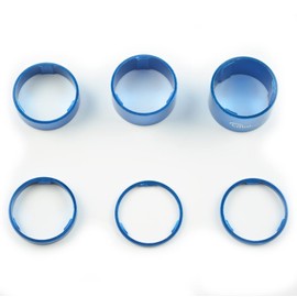 OMNI Racer 1-1/8" Worlds LIGHTEST Alloy Headset Spacer Set 2,3,5,10,15,20mm: Blue