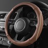 CAR PASS Line Rider Delux Leather Steering Wheel Cover, Universal