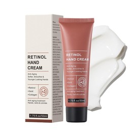 Retinol Firming Hand Cream-Hand Cream For Women-Firming Hand Lotion with R-etinol,Gold & Collagen-Retinol H-and Cream for Softer, Smoother &Younger Looking Hands-H-and Cream for Very Dry Hands 50ML