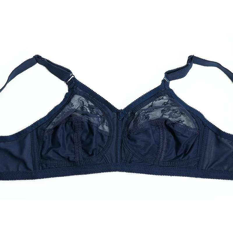 Ayigedu Women's Non Wired Non-Padded Minimizer Lace Plus Size Full