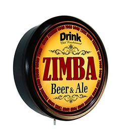Goldenoldiesclocks ZIMBA Beer and Ale Cerveza Lighted Wall Sign
