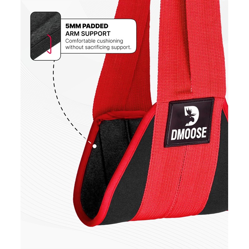 DMoose Ab Straps for Abdominal Muscle Building, Arm Support for