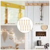 10 Pcs Wooden Shaker Peg Screw-On Wood Hook Shaker Pegs,
