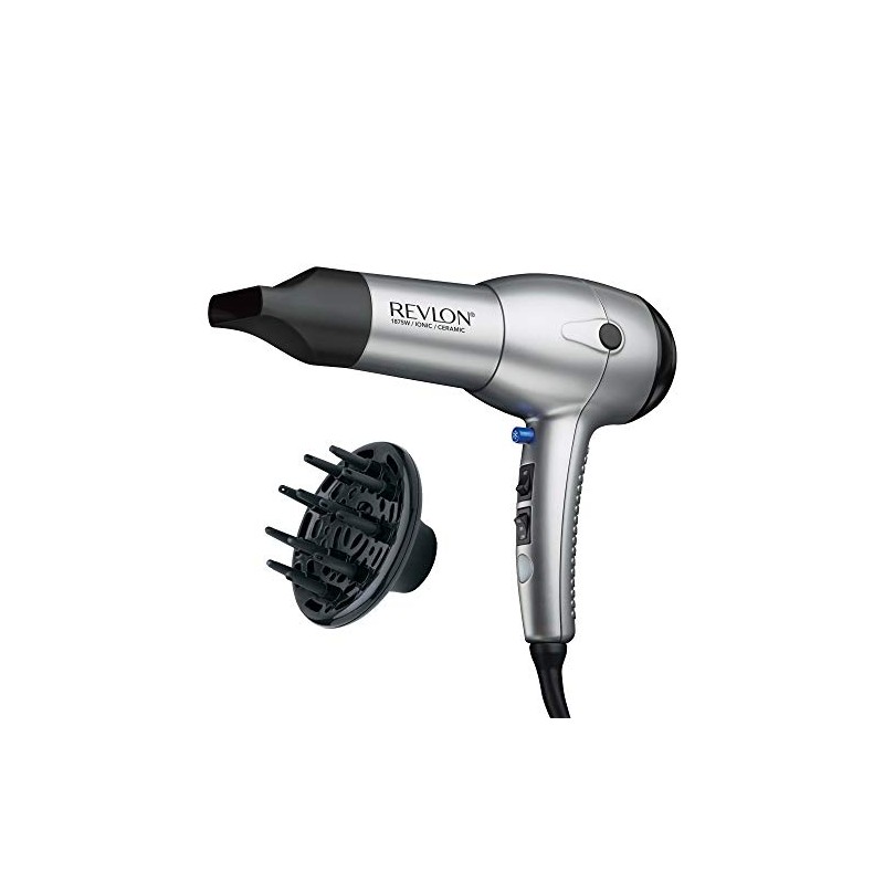 Revlon Secadora con Tecnología Iónica y Turmalina, Plata
