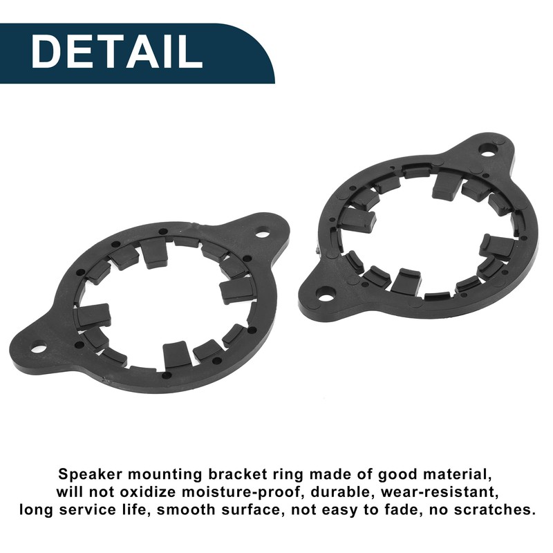 TUCKBOLD Speaker Spacer Midrange Speaker Spacer for Toyota Waterproof Black