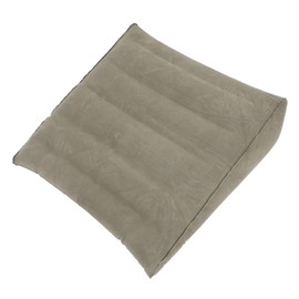 ULTECHNOVO Inflatable Triangle Pillow Wedge Pillow Fast Deflating Wedge Leg Support Cushion Portable Cushion Portable Leg Support Body Positioners Bed Positioner Olive Green Flockingpvc