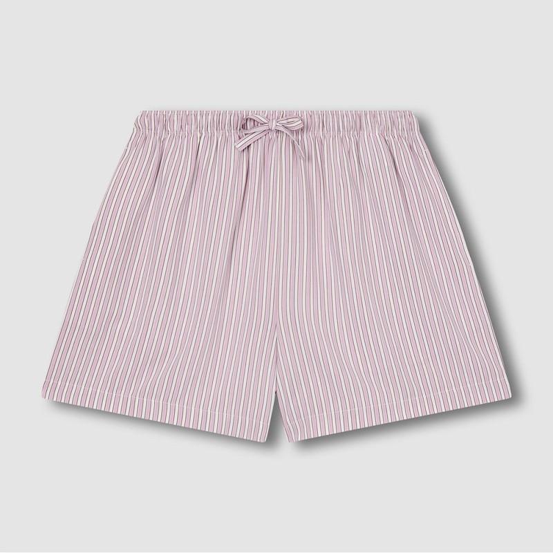 JAJU [JAJU] ★Online Exclusive★ Women's Rayon Stripe 3/4 Pajama Set_Light
