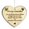 Pet-Jos Decorative Sign Heart Plaque 10 x 10 cm Always