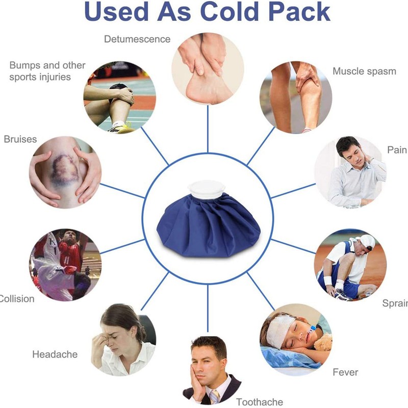 3 Pcs Ice Bag Cold Hot Therapy Leakproof Fever Reduction