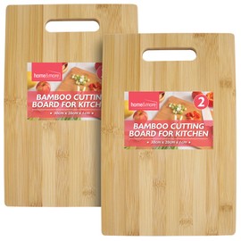 2pk Bamboo Chopping Board 30 x 20cm Cutting Board for Kitchen Chopping Board Wood Wooden Cutting Board Wooden Chopping Board for Kitchens Bread Board Serving Board Meat Chopping Board Wooden