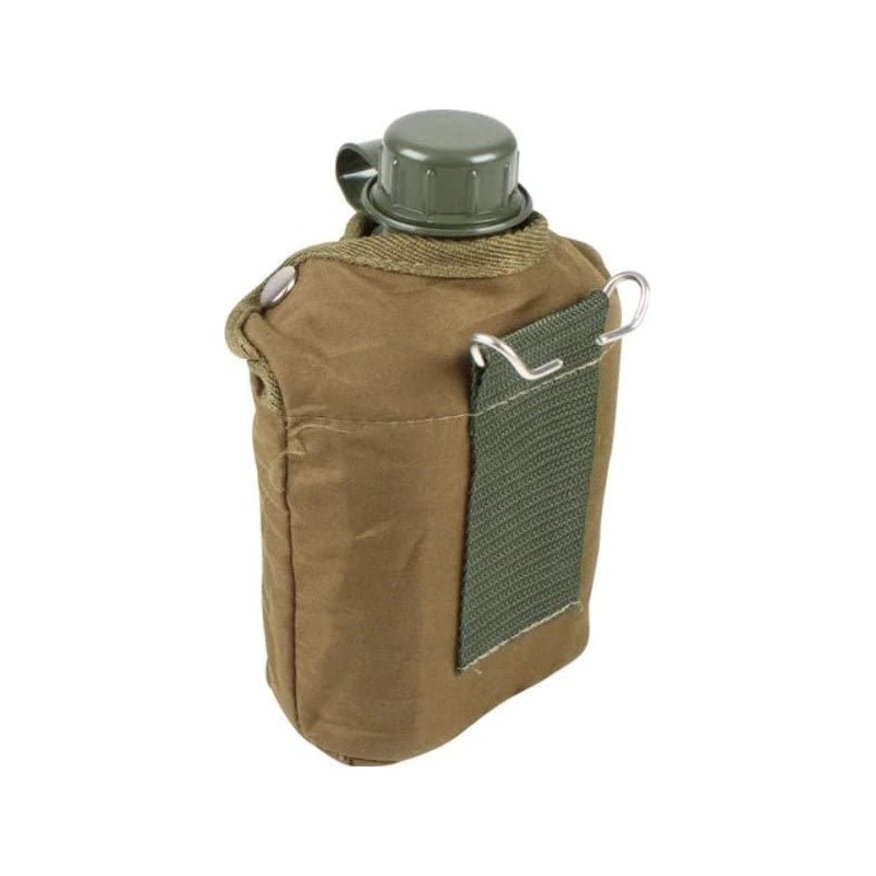 Wildtrak 1qt Spill-Proof Canteen Water Container w/Cover - Army Green