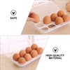 Operitacx 2Pcs Egg Storage Container Egg Holder for Refrigerator for