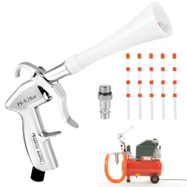 Dry Blow Cleaning Gun Blow Gun, Compressed Air Cleaning Gun for Compressor 6-9 Bar, Blow Gun Compressed Air with 5 Hoses, Compressed Air Accessories, Blow Gun for Car Dashboard Leather Seats