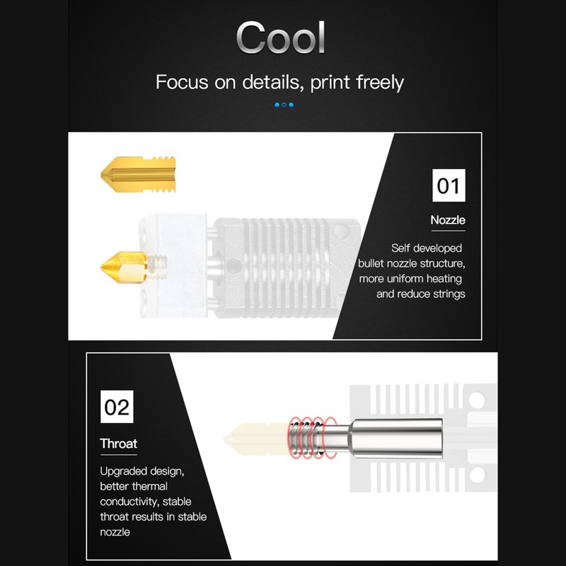 Ender 3 V2 Full Assembled Extruder Kit with Silicone Sock