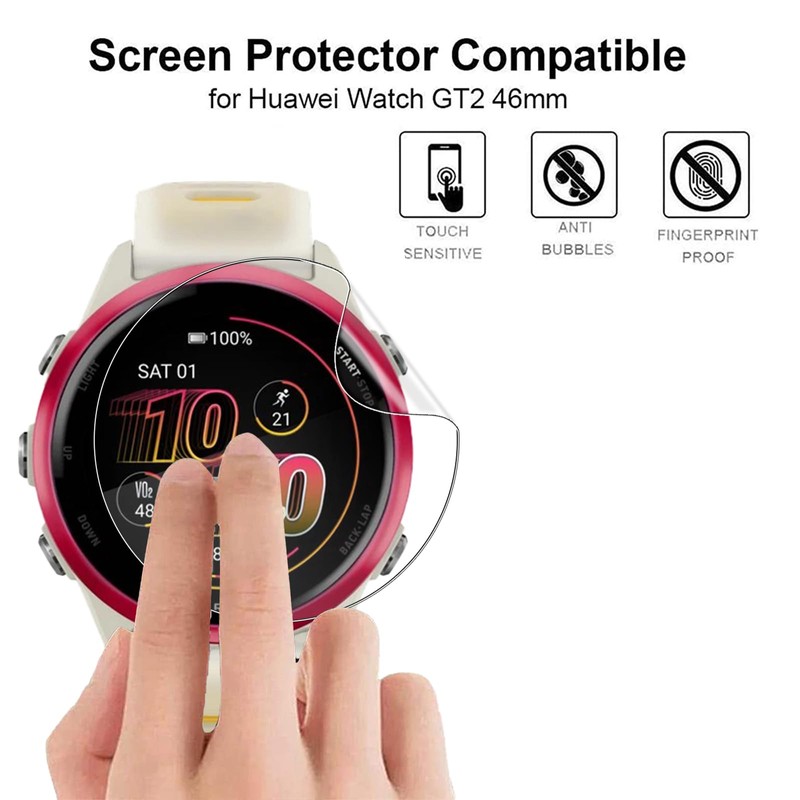 3 Pack Screen Protector for Garmin Forerunner 570 42mm, GEJEFA