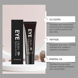 Crema de Ojos con Péptidos, para hinchazón y bolsas, Ojeras, Reduce Arrugas y Líneas Finas, Antienvejecimiento para Mujer, Hidratante (2Pcs)