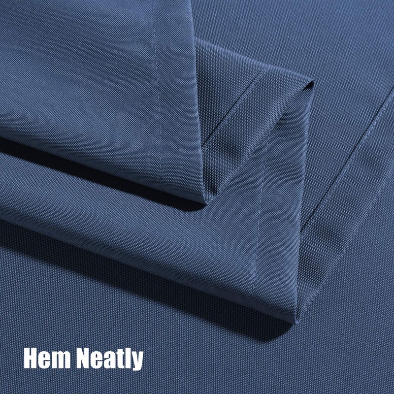 BONZER Wide Waterproof Outdoor Curtains for Patio Heavy Privacy Sunlight