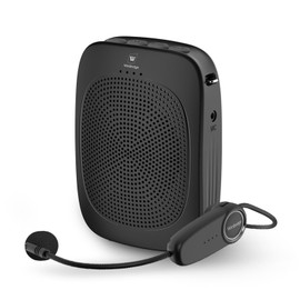 Wireless Voice Amplifier with Headset Microphone,Personal Wireless Bluetooth Amplifier with Mic,Teachers Microphone Wireless,Mini Megaphone Speaker,Portable PA System for Classroom C002