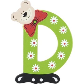 PLAYSHOES (301001-404) Holz-Buchstabe 'D'