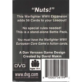 DVG: Expansion Kit 50, Bastogne Battle Pack, for The Warfighter WWII Tactical Combat Game