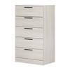 South Shore Step One Essential 5-Drawer Chest, Winter Oak