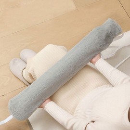 Large capacity cozy long thermal water bag 1L/2L optional long PVC steam pack Yudanpo Gray 1 liter