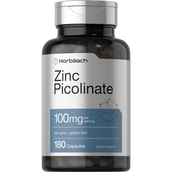 Horb?ach Horb?ach Zinc Picolinate 100mg | 180 Capsules | High