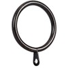 42Pcs Metal Flat Curtain Ring with Eyelet 1.5" Inner Diameter,Fits