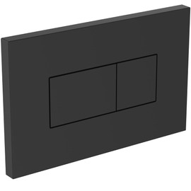 Ideal Standard Solea P2 Pneumatic Toilet Flush Plate, R0110A6, Black