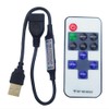 Cleiscry DC5-24V 11 Buttons Mini USB RF Wireless Dimmer Remote