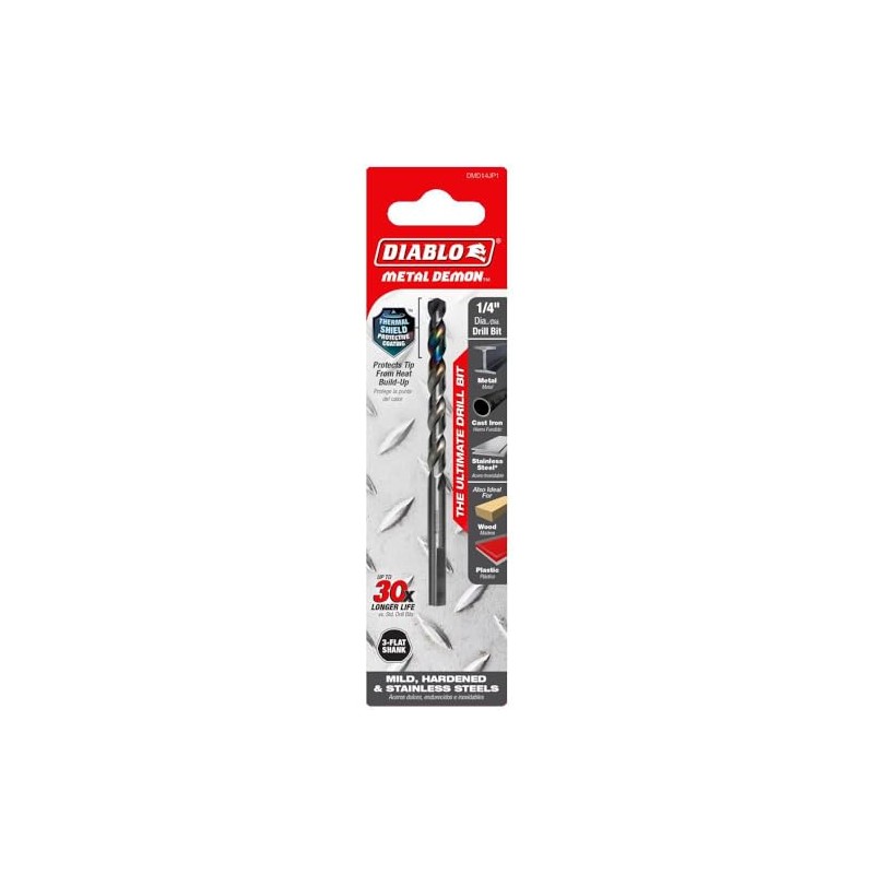 Diablo Metal Demon Drill Bit with Thermal Shield Protective Coating
