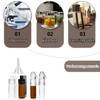 4-Piece Compact Storage Bottle Set with Spoon and Funnel –