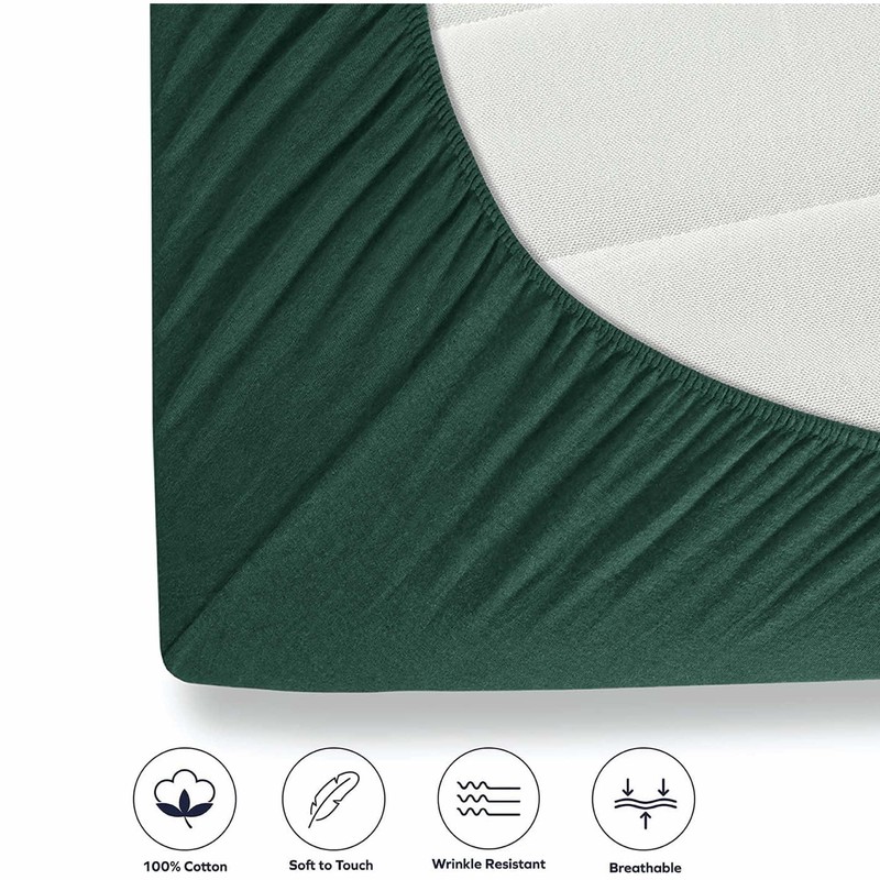 Oxford Homeware King Size Fitted Sheets – 30 Cm Deep