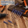 Lothee 10 Pack Mini Slotted Screwdriver 3.0mm Flat Head 5.12"