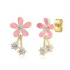 VYYU Gold Flower Earrings for Women Girls, Beautiful Daisy Ear