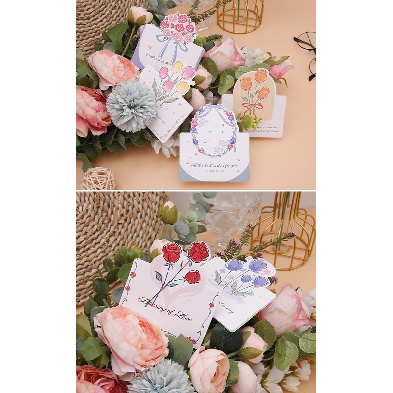 moin moin 2409me343 Message Card Bouquet 42 Count Bulk Set