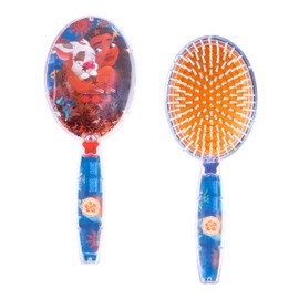 Moana Hair Brush with Magical Sparkling Stars Confetti Hair Brush - Kids Hair Brush Ages 3+