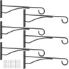 Eyrosa 8" Plant Hangers 6 Pack, Hanging Bracket for Wall