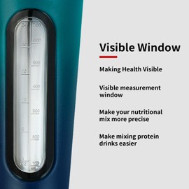 TOOFEEL Stainless Steel Shaker Bottle - 28 oz Metal Shaker Cups for Protein Shakes, 2 Whisk Ball, Not Stays Cold/Hot, Visible Window Protein Shaker Bottle, Gym Workout Leakproof Shaker Bottle