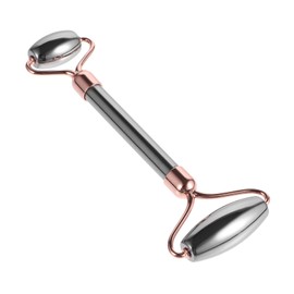 BIUDECO Double- Facial Roller for Skin Tightening and Wrinkle Reduction Shaped Design for Face Neck and Eyes Promotes Circulation and Absorption of Creams