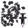SNS 60PCS 8mm Bumper Clips Retainer Auto Car Plastic Rivets