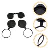 Gatuida 1set Rubber Objective Lens Caps and Scratch Binocular Lens
