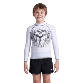ARENA Boys Unisex Jr Rash Vest L/S Graphic Shirt (Pack of 1)