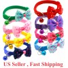 speedway Nylon Cat Cute Collar with Bell bow tie for