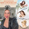 RONTAYA 2PCS Messy Bun Hair Piece Wavy Curly Hair Bun
