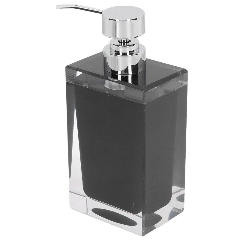 Hand Soap Dispenser Press Design Black Simple Fine Details Foaming