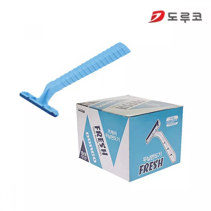 Dorco 도루코 휴대용 여행용 일회용 면도기 TD706 100개 Dorco Portable