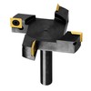 ZahyoX CNC Spoilboard Surfacing Router Bit, 1/2" Shank, 4 Wings,